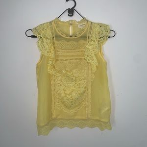 Maeve by anthro canary blouse